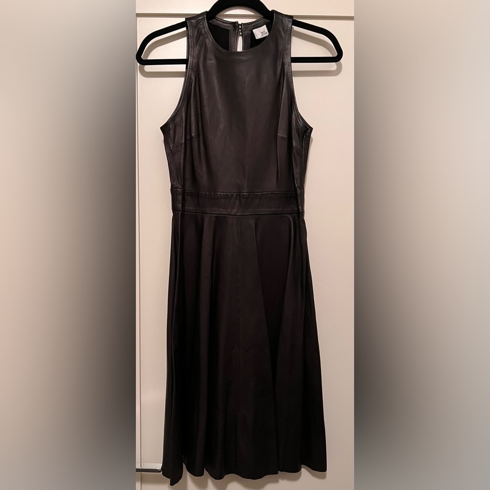 Designer Leather dress.